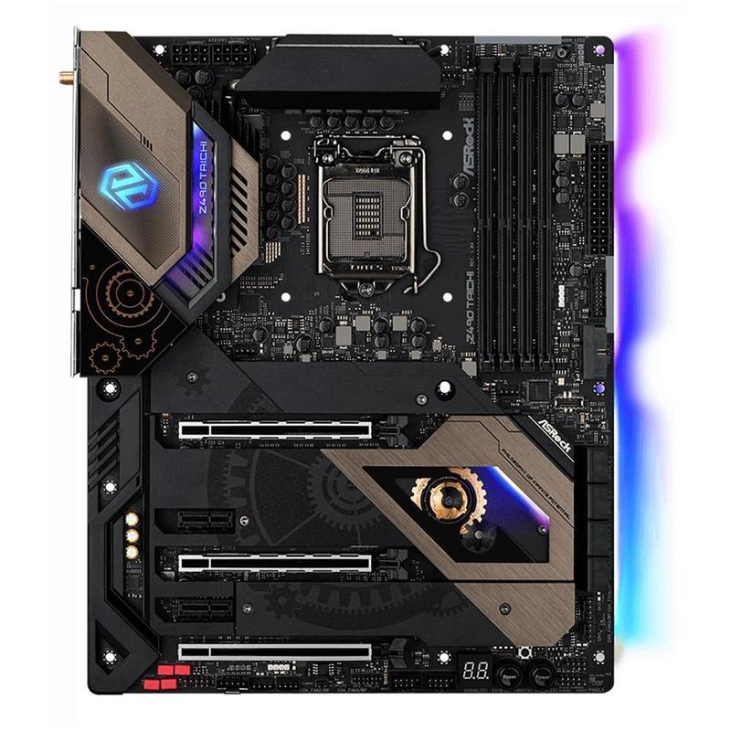 Placa-Mãe ASRock Z490 Taichi, Intel LGA 1200, ATX, DDR4, Preto